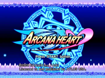 Arcana Heart (Japan) screen shot title